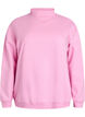 Sweatshirt mit hohem Kragen und langen &Auml;rmeln, Pink, Packshot image number 0
