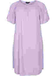 Kurzärmeliges Kleid aus Viskose, Lavendula, Packshot