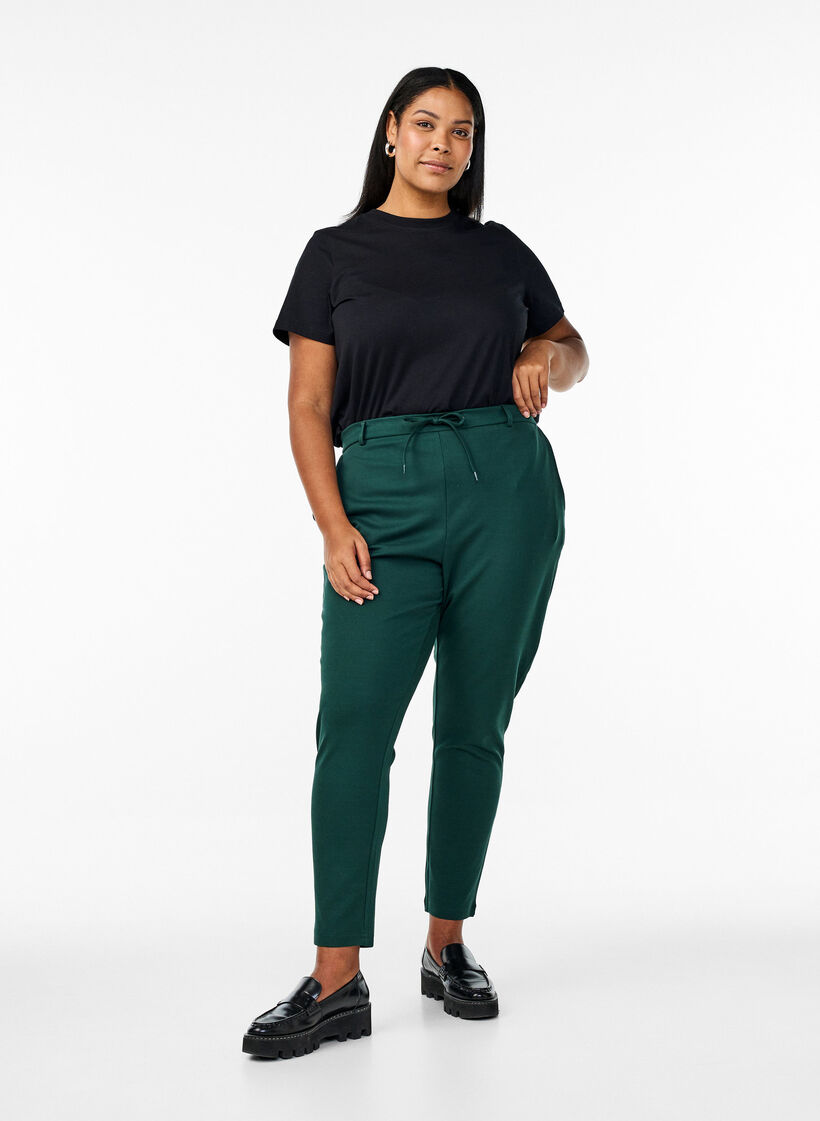 Cropped Maddison-Hose, Gr&uuml;n, Model image number 0