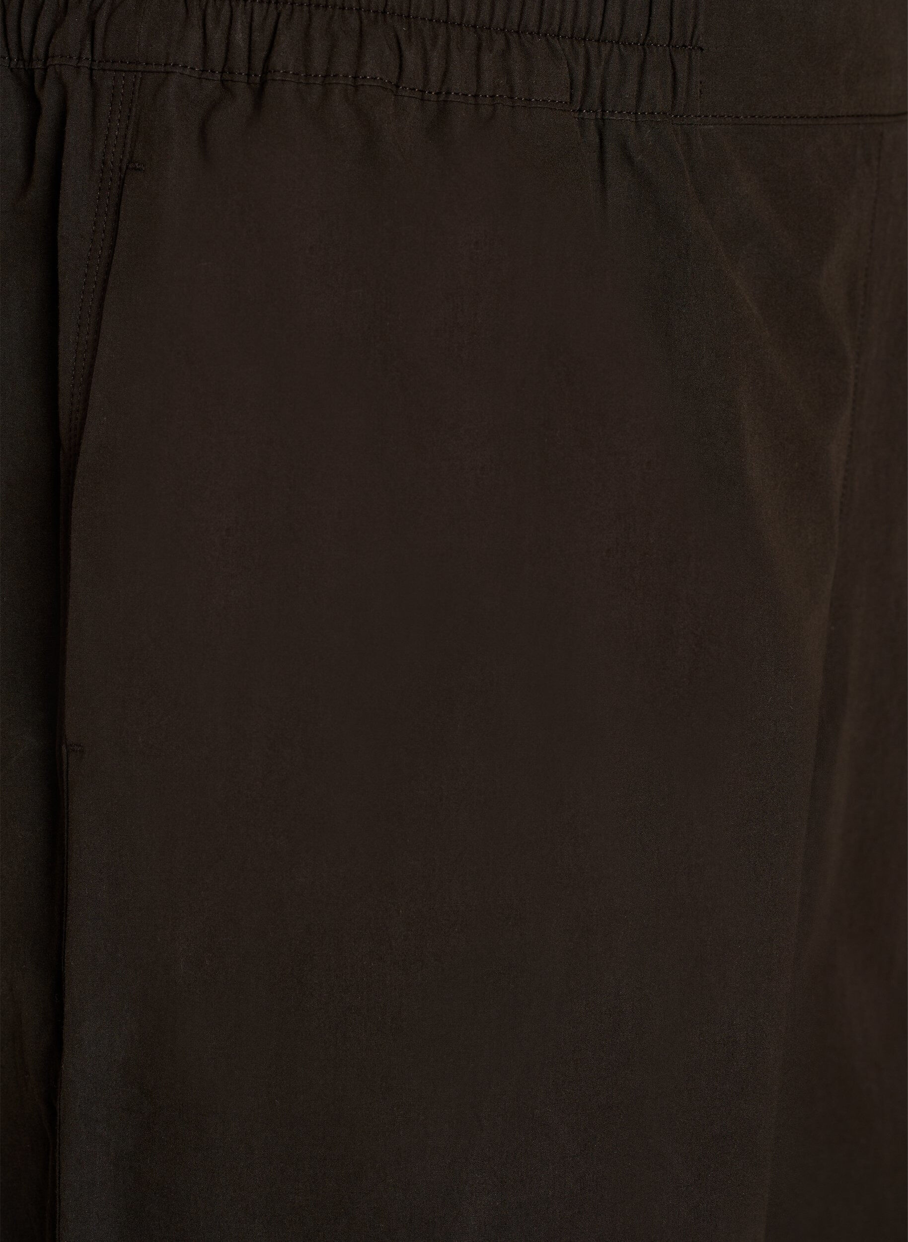 Zizzi Hoch taillierte Ballonhose aus Baumwolle, Braun, Packshot image number 2