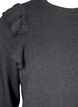  Langärmelige Bluse mit Rüschendetails, Dark Grey Melange, Packshot image number 2