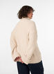 Pullover mit Rollkragen und Zopfmuster, Vanille, Model image number 2