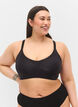 BH mit gepolsterten Körbchen, Schwarz, Model image number 0