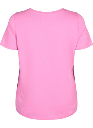 T-Shirt aus Baumwolle mit aufgestickter Kirsche, Roseb. W. CherryEMB., Packshot image number 1