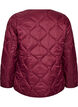 Steppjacke mit Druckkn&ouml;pfen und Rundhalsausschnitt, Dunkles Bordeaux, Packshot image number 1
