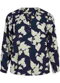 FLASH - Langärmelige Bluse mit Print