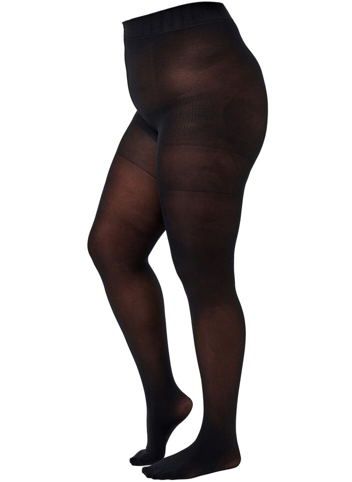 Strumpfhose 60 Denier mit Push Up und Shape-Effekt, Schwarz, Packshot image number 0