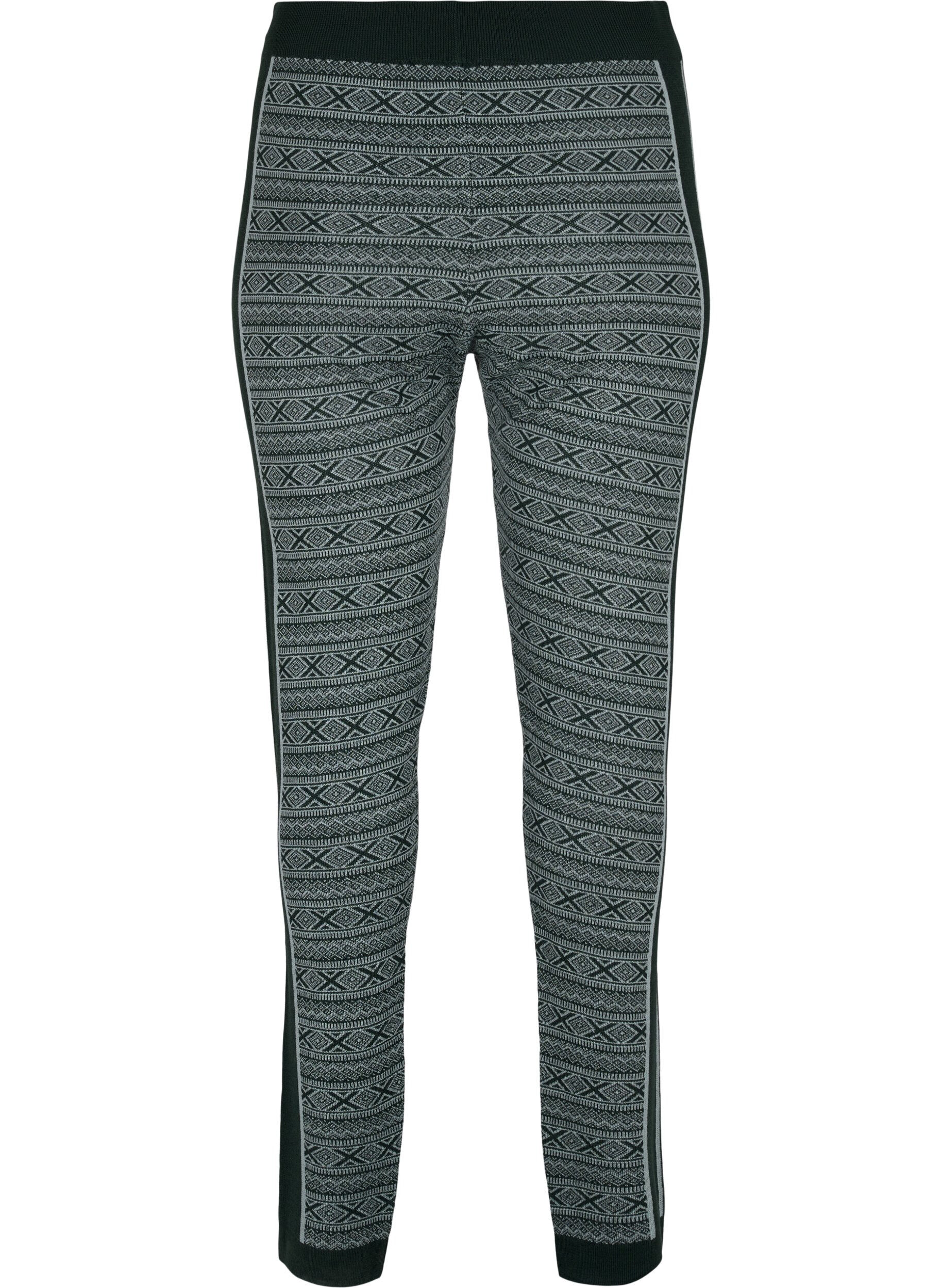 Zizzi Ski-Unterhose aus Wolle, Deep Lake Comb, Packshot image number 1