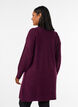 Kurzes Strickkleid mit V-f&ouml;rmigem Strukturmuster, Rot, Model image number 2