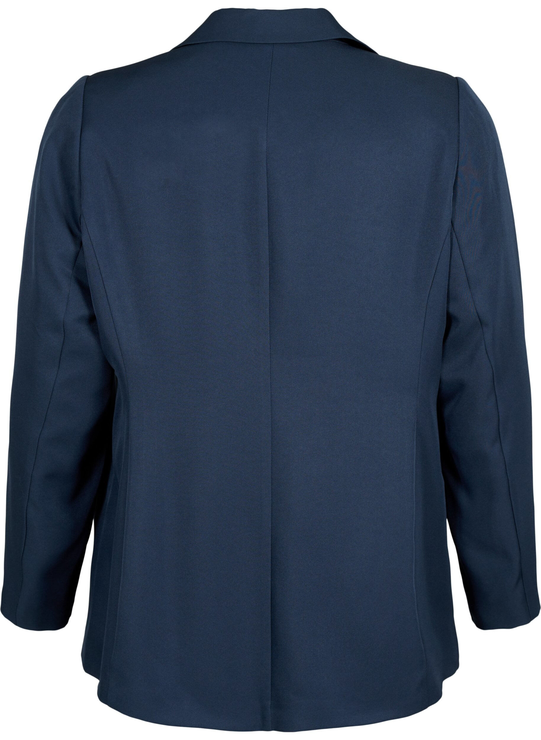 Zizzi FLASH &ndash; Schlichter Blazer mit Knopf, Blau, Packshot image number 1