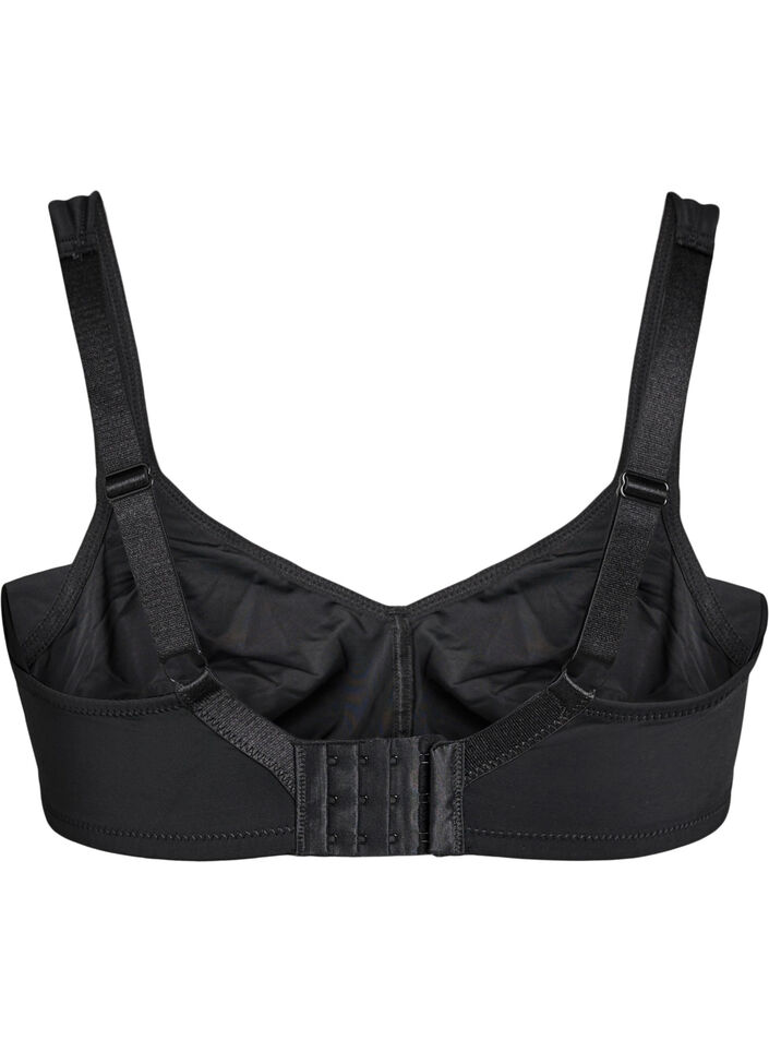 Bequemer BH mit gepolsterten Tr&auml;gern, Schwarz, Packshot