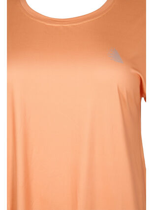 Kurzarm Trainingsshirt, Apricot Nectar, Packshot image number 2
