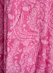 Kurzärmliges Baumwollkleid mit Print, Pink, Packshot image number 3