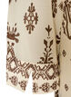 Kleid mit Ornament-Print und R&uuml;schenkragen, Beige, Packshot image number 3