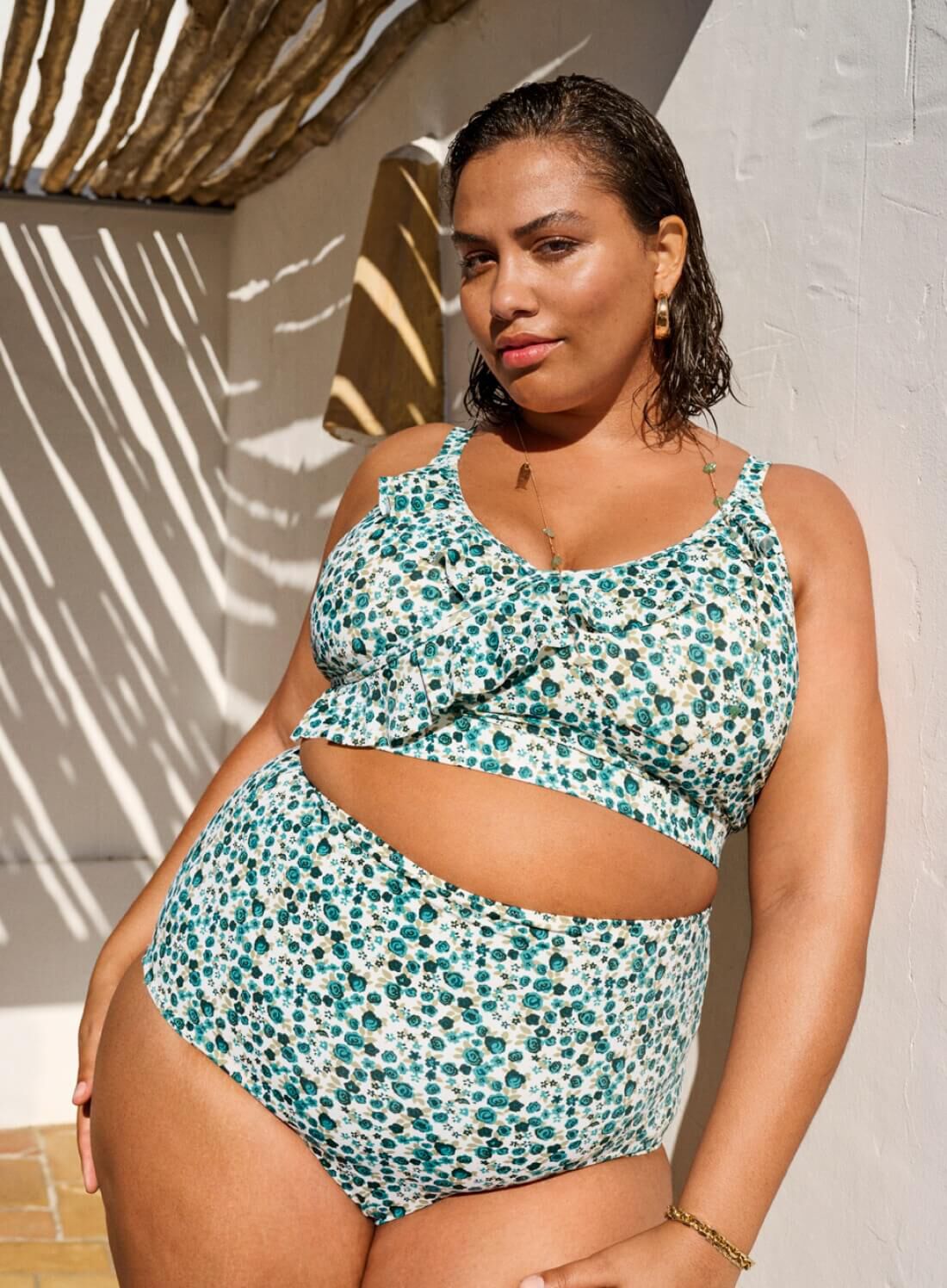 Zizzi Bikiniset mit Blumen, , Model