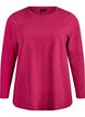 Basic Top aus Jersey mit langen &Auml;rmeln, Pink, Packshot image number 0