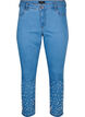 Schmal geschnittene Emily Jeans mit Perlen, Light Blue, Packshot image number 0
