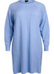 Strickkleid mit Rundhalsausschnitt und Strickmuster, Della R. Blue Mel., Packshot image number 0