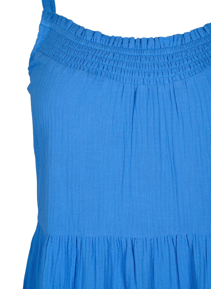 Schlichtes Trägerkleid aus Baumwolle, Marina, Packshot image number 2