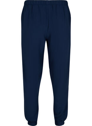 Hosen mit Taschen und elastischem Bündchen, Navy Blazer, Packshot image number 1