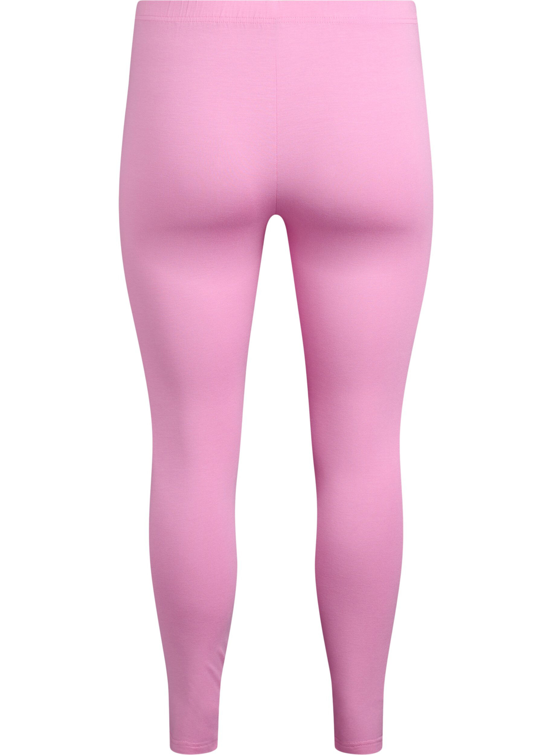 Zizzi Basic Leggings aus Viskose, Pink, Packshot image number 1