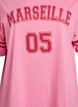 Sportliches Oversize-College-T-Shirt, Pink, Packshot image number 2