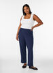 Hose mit gerader Passform, Blau, Model image number 1