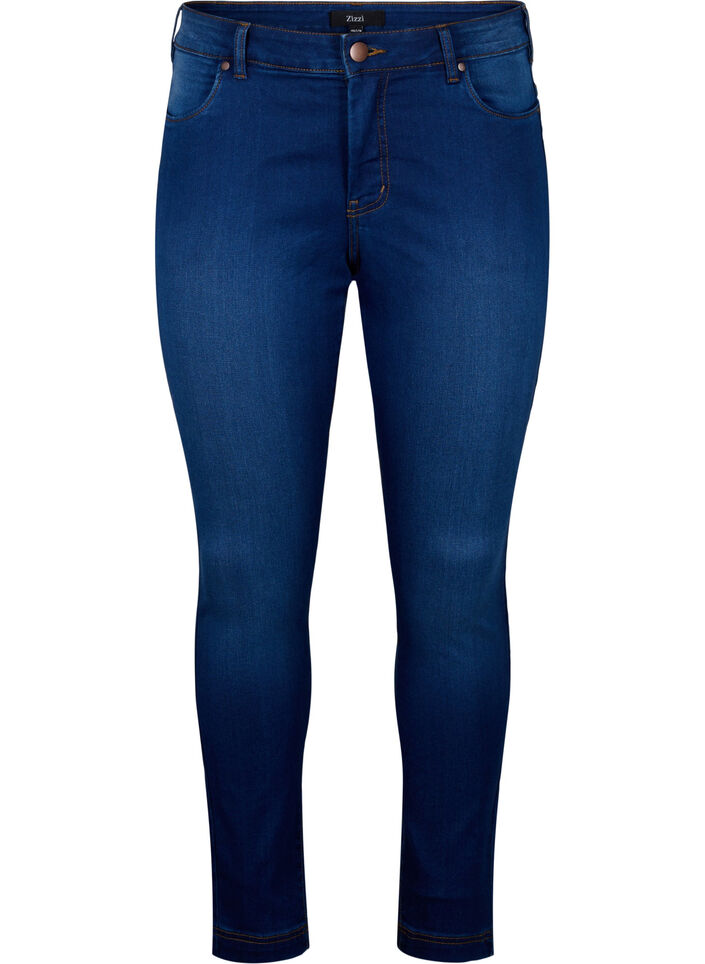 Viona Jeans mit normaler Taille, Blau, Packshot image number 0