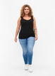 2er-Pack Tops mit Spitze, Black / Black, Model image number 2
