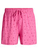 Pyjamashorts aus Viskosejersey mit Allover-Print, Pink, Packshot image number 0