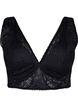 Spitze Bralette mit weicher Polsterung, Black, Packshot image number 0