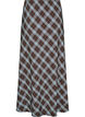 Karierter Maxirock in A-Linie, Blau, Packshot image number 1