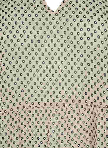 FLASH - Bedruckte Tunika mit 3/4-Ärmeln, Off White Dot , Packshot image number 2