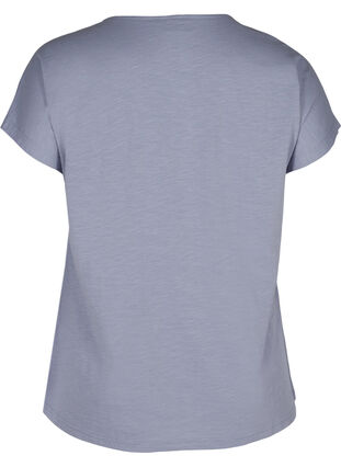 T-Shirt aus Baumwolle mit Printdetails, Silver Bullet FLOWER, Packshot image number 1