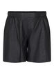 Shorts aus Kunstleder in lockerer Passform, Black, Packshot image number 0