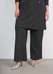Hose aus Boucl&eacute; mit geradem Bein, Schwarz, Model image number 2