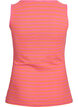 Gestreiftes Tanktop mit Rippenstruktur, Orange, Packshot image number 1