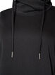 Sweatshirt mit Stehkragen und Taschen, Schwarz, Packshot image number 2