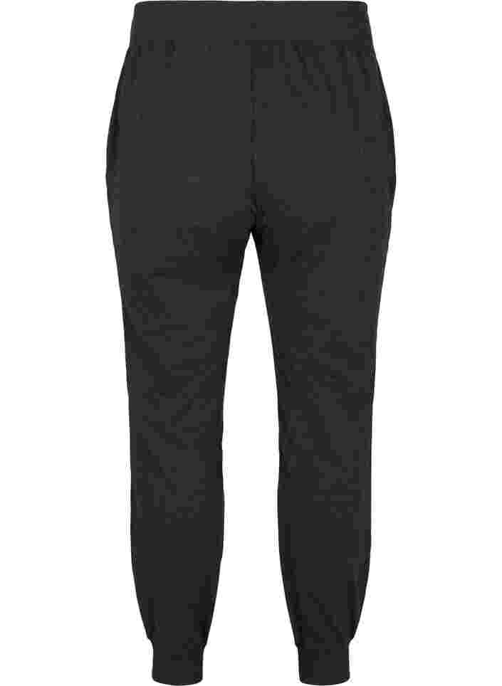 Lockere Sweatpants mit Taschen, Black, Packshot image number 1