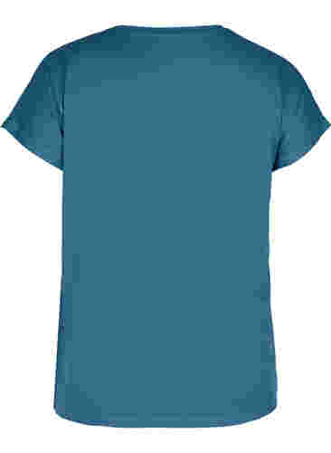 Einfarbiges Trainings-T-Shirt, Midnight, Packshot image number 1