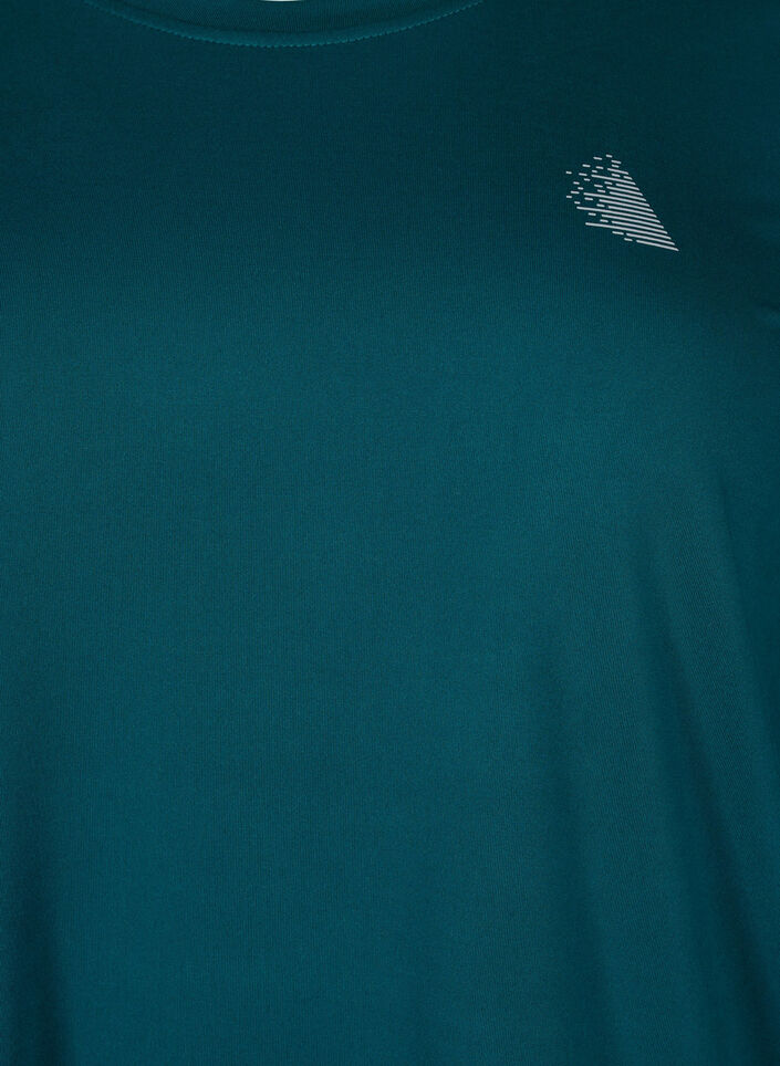 Trainingstop mit 3/4 Ärmeln, Grün, Packshot image number 2