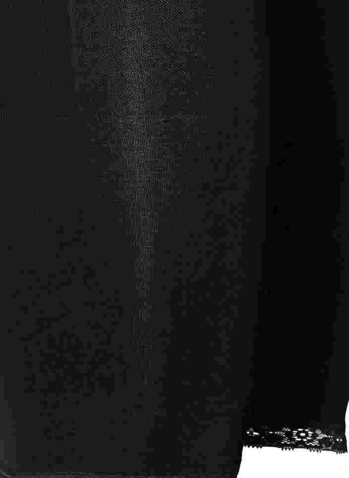 Hochtaillierte Shapewear Shorts mit Spitze, Black, Packshot image number 3
