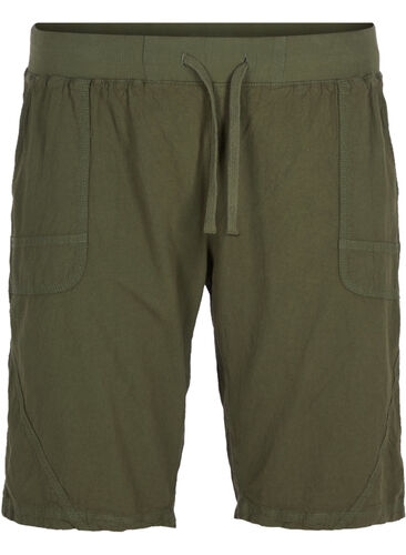 Bequeme Shorts, Ivy green, Packshot image number 0