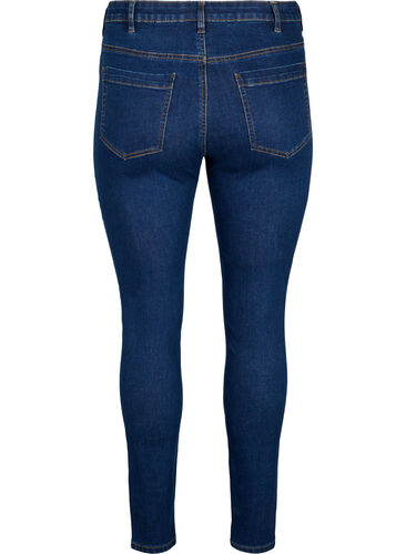 Amy Jeans mit hoher Taille und extra schlanker Passform, Dark blue, Packshot image number 1