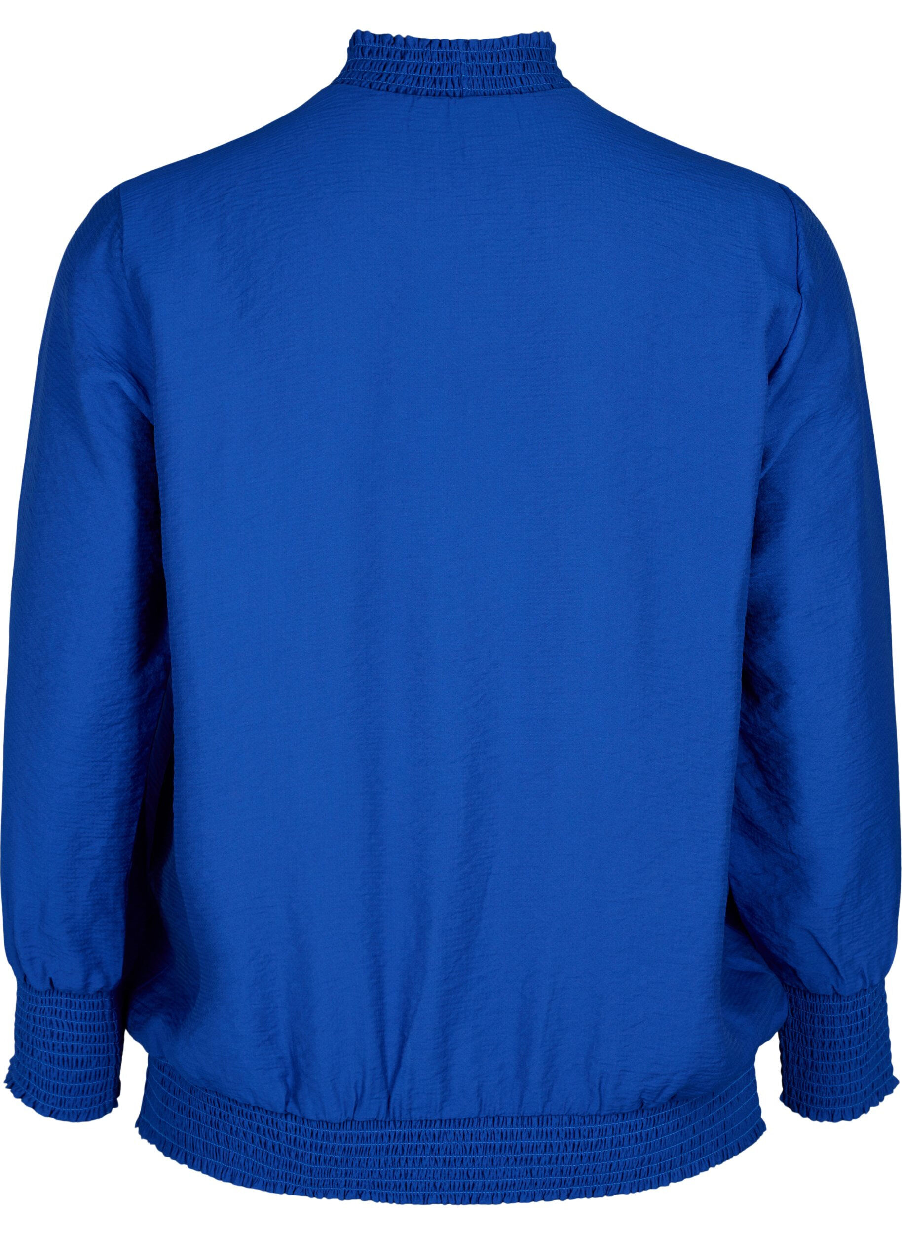 Zizzi Viskose Bluse mit Sch&uuml;rze, Surf the web, Packshot image number 1