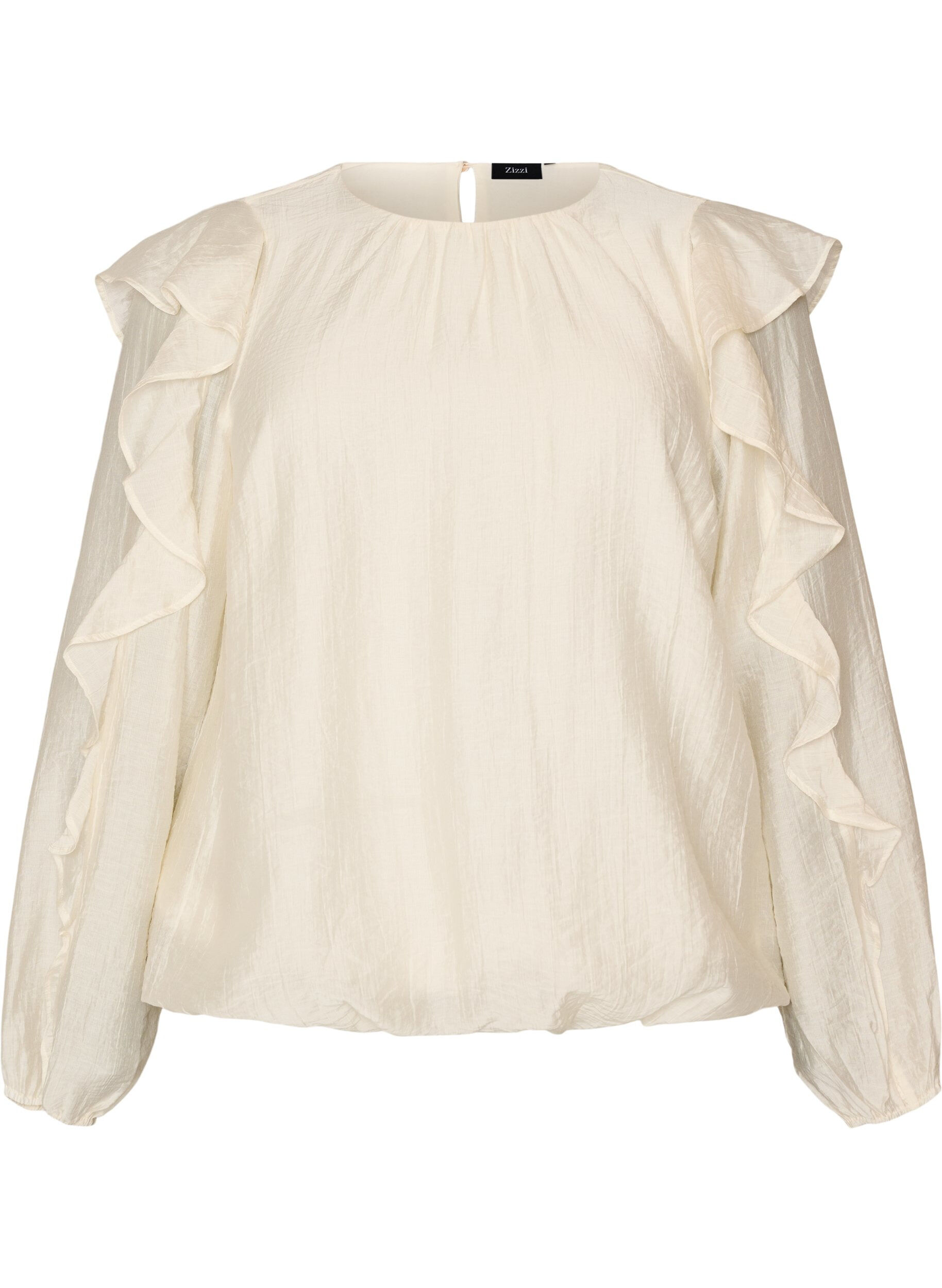 Ballonbluse mit R&uuml;schen
