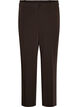 Hoch taillierte Hose mit B&uuml;gelfalten, Braun, Packshot image number 0