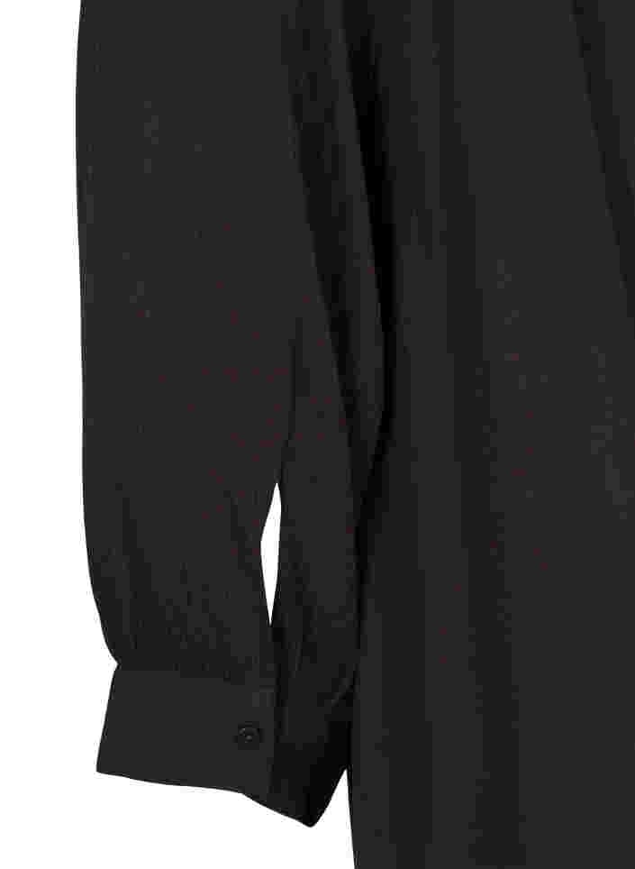 Tunika aus Viskose mit 3/4-Ärmeln, Black, Packshot image number 3