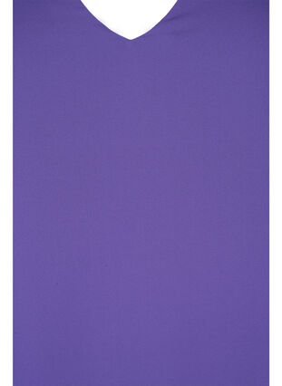 Bluse mit 3/4 Ärmeln und V-Ausschnitt, Ultra Violet, Packshot image number 2