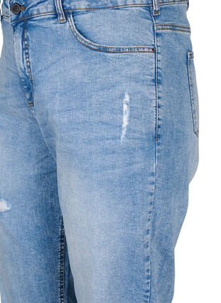 Gekürzte Vera-Jeans mit Destroyed-Details	, Blue Denim, Packshot image number 2